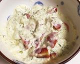 焼鮭のおろしキュウリのサッパリソースがけ作り方6写真