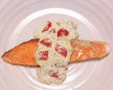 焼鮭のおろしキュウリのサッパリソースがけ作り方7写真