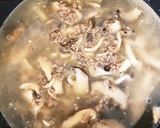 きのこたっぷり挽肉入り炊き込みご飯作り方6写真