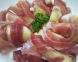 桃の生ハム巻き作り方4写真