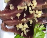 鰹の刺身〜ピリ辛中華風〜作り方3写真