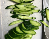 鶏むね肉ときゅうりの和えもの作り方1写真