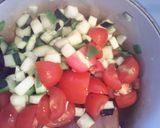 トマトがたっぷり☆夏野菜のスープ☆作り方3写真