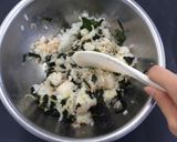 梅としらすのワカメごはん作り方3写真