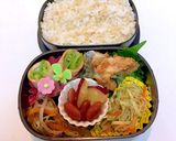 くまウインナー弁当　簡単　可愛い　デコ弁作り方3写真
