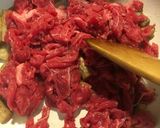 牛肉とごぼうの炒め煮作り方3写真