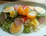 サッポロ一番塩らーめんで☆七夕冷し麺作り方12写真