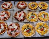 超簡単！♬ホットプレートで餃子の皮ピザ♬作り方3写真