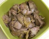 パワーつまみ「鶏レバニラの甘辛煮♪」作り方4写真