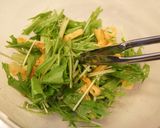 カリっと油揚げ＊ピリ辛水菜サラダ作り方4写真