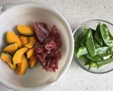 かぼちゃの味噌汁作り方1写真