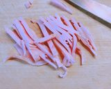超簡単！きゅうりとハムの棒棒鶏風サラダ作り方1写真