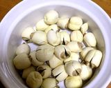 お家薬膳♡蓮の実ご飯作り方1写真