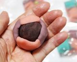 レンジで簡単和菓子★ねりきりの紫陽花作り方14写真