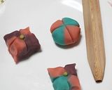 レンジで簡単和菓子★ねりきりの紫陽花作り方16写真