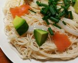 冷製イカサーモンと明太ペペロンチーノ素麺作り方5写真