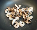 エビとマッシュルームのガーリック炒め作り方3写真