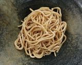 【糖質制限】ネバネバ納豆キムチ蕎麦作り方6写真