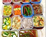 ズボラで愛♡鶏つくね焼き弁当作り方7写真