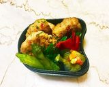 ズボラで愛♡鶏つくね焼き弁当作り方4写真