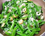 モロッコいんげんと糸こんとちくわの煮物作り方12写真
