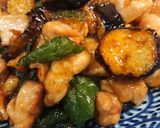 鶏肉と茄子の甘辛炒め作り方12写真