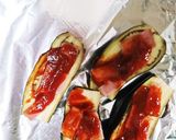 簡単☆なすびのチーズケチャップ焼き☆作り方3写真