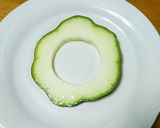 巨大ズッキーニの卵乗せステーキ作り方1写真