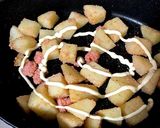 明太子とポテトのマヨチーズ焼き♪作り方3写真