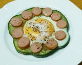 巨大ズッキーニの卵乗せステーキ作り方5写真