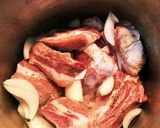 スペアリブのりんごジュース煮作り方3写真