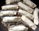 餃子の皮で簡単☆大葉とチーズinとんかつ作り方3写真
