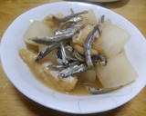 大根と油揚げといりこの煮物作り方5写真