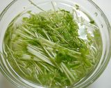 免疫力アップ！豆苗もずく作り方1写真