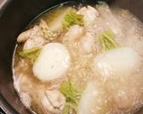 参鶏湯風…鶏とカブの煮物☆作り方3写真
