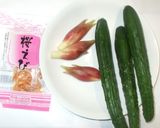 桜エビきゅうりの中華風あえもの♪簡単作り方1写真