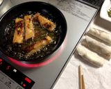 豚ミンチと納豆のおつまみ春巻き作り方6写真