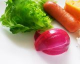 ☆紫タマネギ酢づけ飾り☆作り方4写真