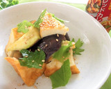ナスと厚揚げのさっと煮　レッドカレー風味作り方6写真