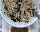 時短簡単ダイエット用ワカメ納豆からめ蕎麦作り方6写真