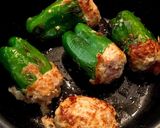 ボリューム満点!照り焼きピーマンの肉詰め作り方9写真