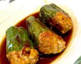 ボリューム満点!照り焼きピーマンの肉詰め作り方13写真
