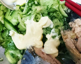 鯖缶ときゆうりのマヨネーズ和え作り方4写真