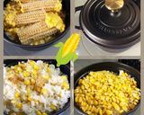 STAUB鍋de甘ぁい♡トウモロコシご飯作り方4写真