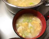 長ネギと卵で…大急ぎの味噌汁〜(^^)v作り方10写真