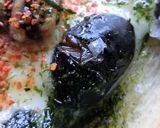 大葉・青海苔香る❀蒸し黒豆の和トースト作り方4写真