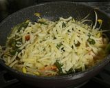 カット野菜で簡単！スパニッシュオムレツ作り方1写真