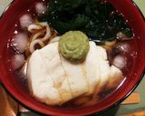 サラダチキンで簡単☆冷たい鶏山葵うどん作り方3写真