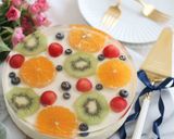 華やかで涼しげ～水玉レアチーズケーキ作り方17写真
