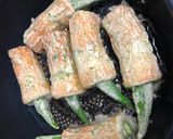 オクラinちくわの磯辺揚げ作り方4写真